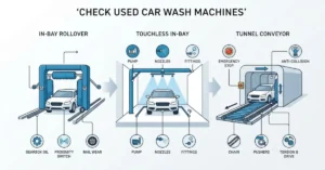 What to Check on Each Type of Used Car Wash Machine
